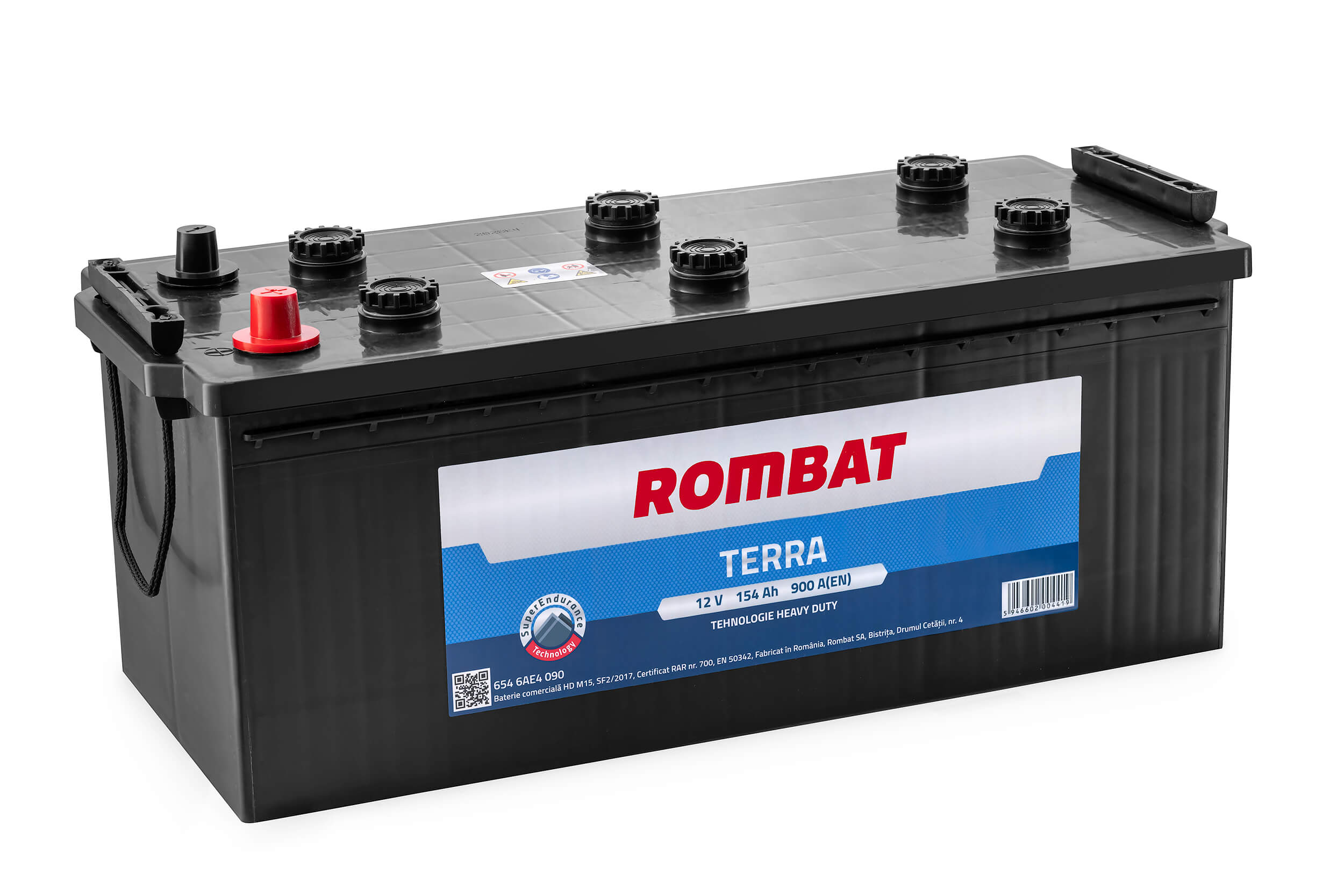 ROMBAT 12V 154Ah Akkumulátor 900A Terra